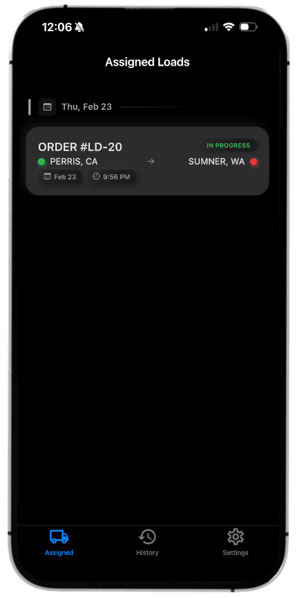 CarrierNest Driver App